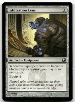 Infiltration Lens #167 (NM) Scars of Mirrodin SOM Magic MTG - Image 1