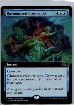 Harmonized Crescendo (Extended Art) Foil #408 Buy-A-Box Promos MTG NM - Image 1