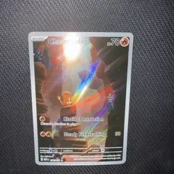 Pokemon Charmander TCG 168/165 SV Scarlet & Violet 151 Illustration Rare Holo - Image 3