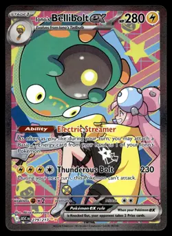Iono's Bellibolt ex 279/217 Special Illustration Rare Ascended Heroes Pokemon - Image 1