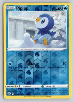 PIPLUP 035/172 COMMON BRILLIANT STARS POKEMON REVERSE HOLO NM - Image 1