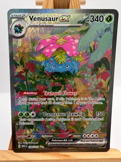 Pokemon TCG - S&V 151 - 198/165 Venusaur ex - Special Illustration Rare - NM/M - Image 1