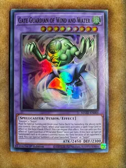 Yugioh Gate Guardian of Wind and Water MAZE-EN005 Super Rare 1st Ed NM - Image 1