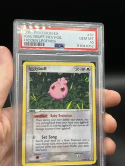 Pokemon Igglybuff EX Hidden Legends Reverse Holo #37 PSA 10 Gem Mint - Image 1