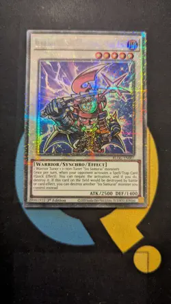 BLGG-EN007 Legendary Six Samurai - Shi En Chibi Art Starlight Rare 1st Ed YuGiOh - Image 1