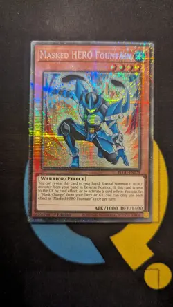 BLGG-EN029 Masked HERO Fountain Starlight Rare 1st Ed YuGiOh - Image 1