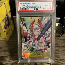 One Piece EN YAMATO Illustration Box Vol 2 PSA Graded 10 Mint Condition - Image 1