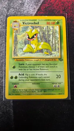 Victreebel 30/64 Jungle Non-Holo Rare Vintage Pokemon Card - Image 1