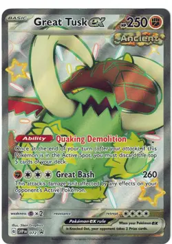 Scarlet & Violet Promo Cards #072 Great Tusk ex - Image 1