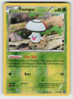 Reverse Holo Foongus 12/114 Common Steam Siege Near Mint - Image 1
