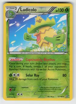 Reverse Holo Ludicolo 12/160 Rare Primal Clash Near Mint - Image 1