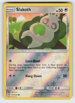 Reverse Holo Slakoth 167/236 Common Unified Minds Near Mint - Image 1