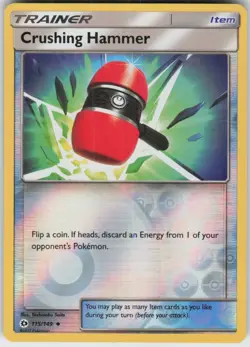 Reverse Holo Crushing Hammer 115/149 Uncommon SM Base Set Near Mint - Image 1