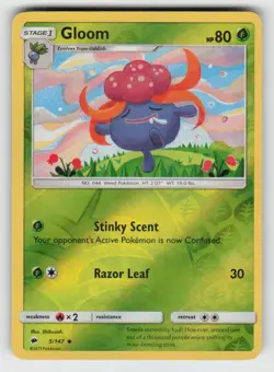 Reverse Holo Gloom 5/147 Uncommon Burning Shadows Near Mint - Image 1