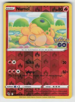 Reverse Holo Numel 013/078 Common Pokemon GO Near Mint - Image 1