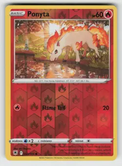 Reverse Holo Ponyta 021/189 Common Astral Radiance Near Mint - Image 1