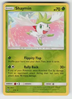 Reverse Holo Shaymin 7/73 Rare Shining Legends Near Mint - Image 1