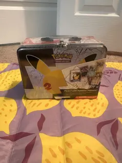 Pokemon TCG Celebration 25th Anniversary Collector’s Chest Lunch Box Tin Sealed - Image 1