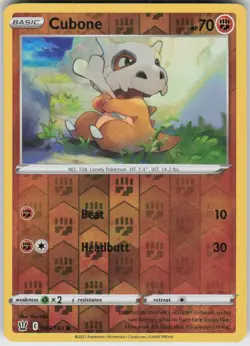 Reverse Holo Cubone 069/163 Common Battle Styles Near Mint - Image 1