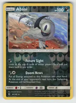 Reverse Holo Absol 81/145 Holo Rare Guardians Rising Near Mint - Image 1