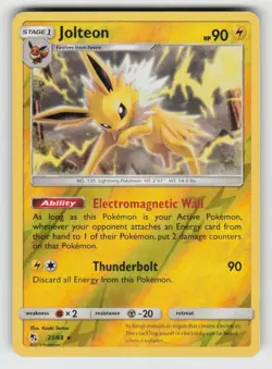 Reverse Holo Jolteon 23/68 Rare Hidden Fates Near Mint - Image 1