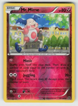 Reverse Holo Mr. Mime 67/124 Rare Fates Collide Near Mint - Image 1