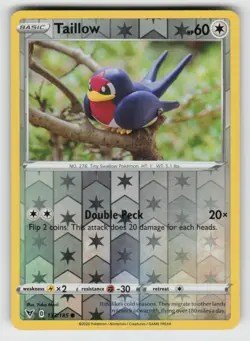 Reverse Holo Taillow 133/185 Common Vivid Voltage Near Mint - Image 1