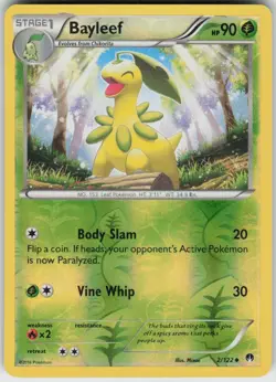 Reverse Holo Bayleef 2/122 Uncommon BREAKpoint Near Mint - Image 1