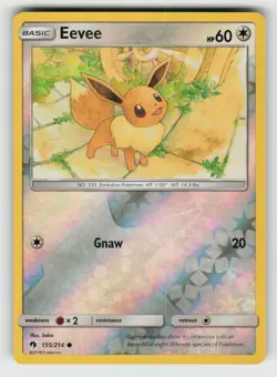 Reverse Holo Eevee 155/214 Common Lost Thunder Near Mint - Image 1