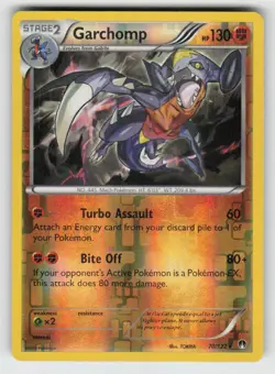 Reverse Holo Garchomp 70/122 Rare BREAKpoint Near Mint - Image 1