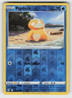 Reverse Holo Psyduck 024/203 Common Evolving Skies Near Mint - Image 1