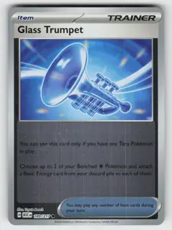 Reverse Holo Glass Trumpet 189/217 Common Ascended Heroes Near Mint - Image 1