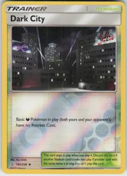 Reverse Holo Dark City 193/236 Uncommon Unified Minds Near Mint - Image 1