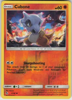 Reverse Holo Cubone 37/68 Common Hidden Fates Near Mint - Image 1