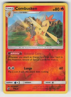Reverse Holo Combusken 5/70 Uncommon Dragon Majesty Near Mint - Image 1