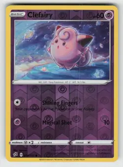 Reverse Holo Clefairy 074/192 Common Rebel Clash Near Mint - Image 1