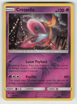 Reverse Holo Cresselia 59/156 Rare Ultra Prism Near Mint - Image 1