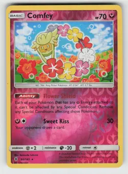 Reverse Holo Comfey 93/145 Holo Rare Guardians Rising Near Mint - Image 1