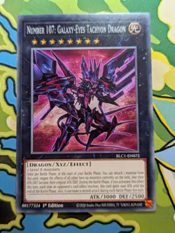 Yu-Gi-Oh! - Number 107: Galaxy-Eyes Tachyon Dragon - BLC1-EN072 - Common 1st Ed - Image 1