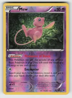 Reverse Holo Mew 29/124 Rare Fates Collide Near Mint - Image 1