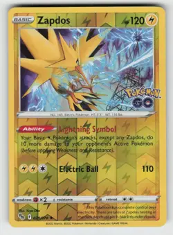 Reverse Holo Zapdos 029/078 Rare Pokemon GO Near Mint - Image 1