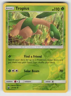 Reverse Holo Tropius 21/168 Uncommon Celestial Storm Near Mint - Image 1