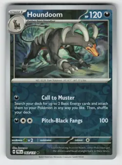 Reverse Holo Houndoom 063/131 Common Prismatic Evolutions Near Mint - Image 1