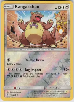Reverse Holo Kangaskhan 163/236 Rare Unified Minds Near Mint - Image 1