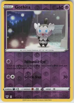 Reverse Holo Gothita 073/189 Common Darkness Ablaze Near Mint - Image 1