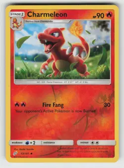 Reverse Holo Charmeleon 13/181 Uncommon Team Up Near Mint - Image 1