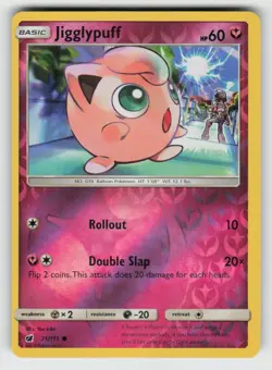 Reverse Holo Jigglypuff 71/111 Common Crimson Invasion Near Mint - Image 1