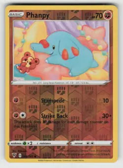 Reverse Holo Phanpy 086/185 Common Vivid Voltage Near Mint - Image 1