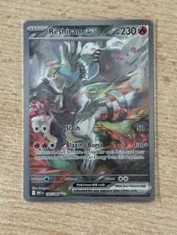 Reshiram EX 166/086 White Flare Card SIR English Pokemon TCG - Image 1