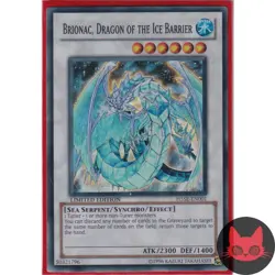 Yugioh Brionac, Dragon of the Ice Barrier H5SE-EN001 Super Rare LP - Image 1